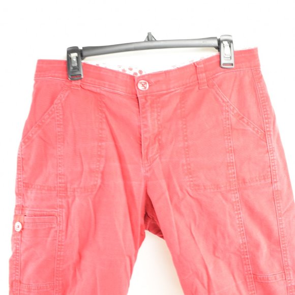Lee Sinfully Soft Red Capris Size 12 - Picture 3 of 7